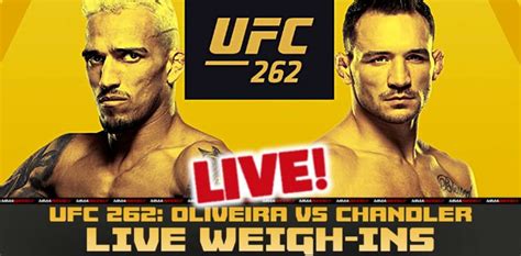 UFC 262 live stream results, ‘Oliveira vs Chandler’ play.